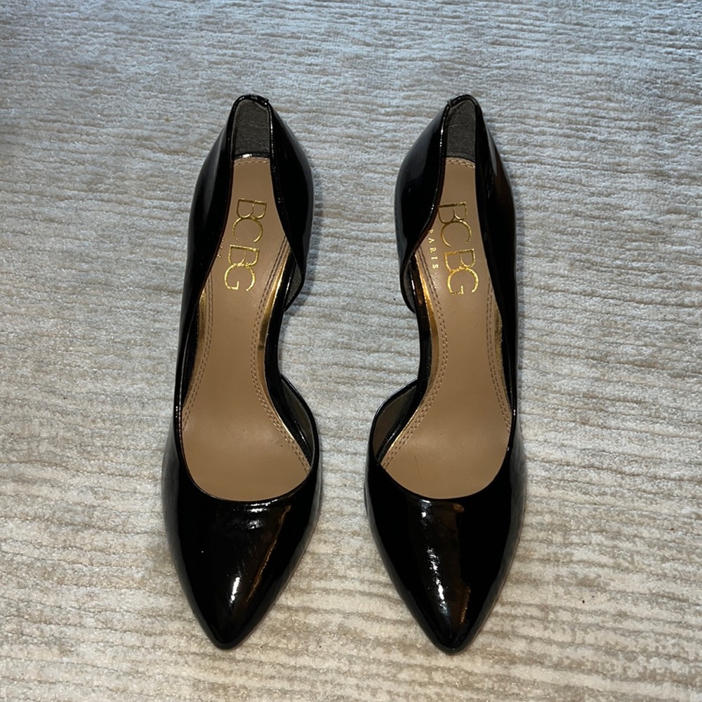 Black bcbg heels